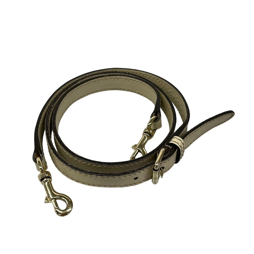 Gucci Handbag Dark Brown Beige Ivory Leather — view 8