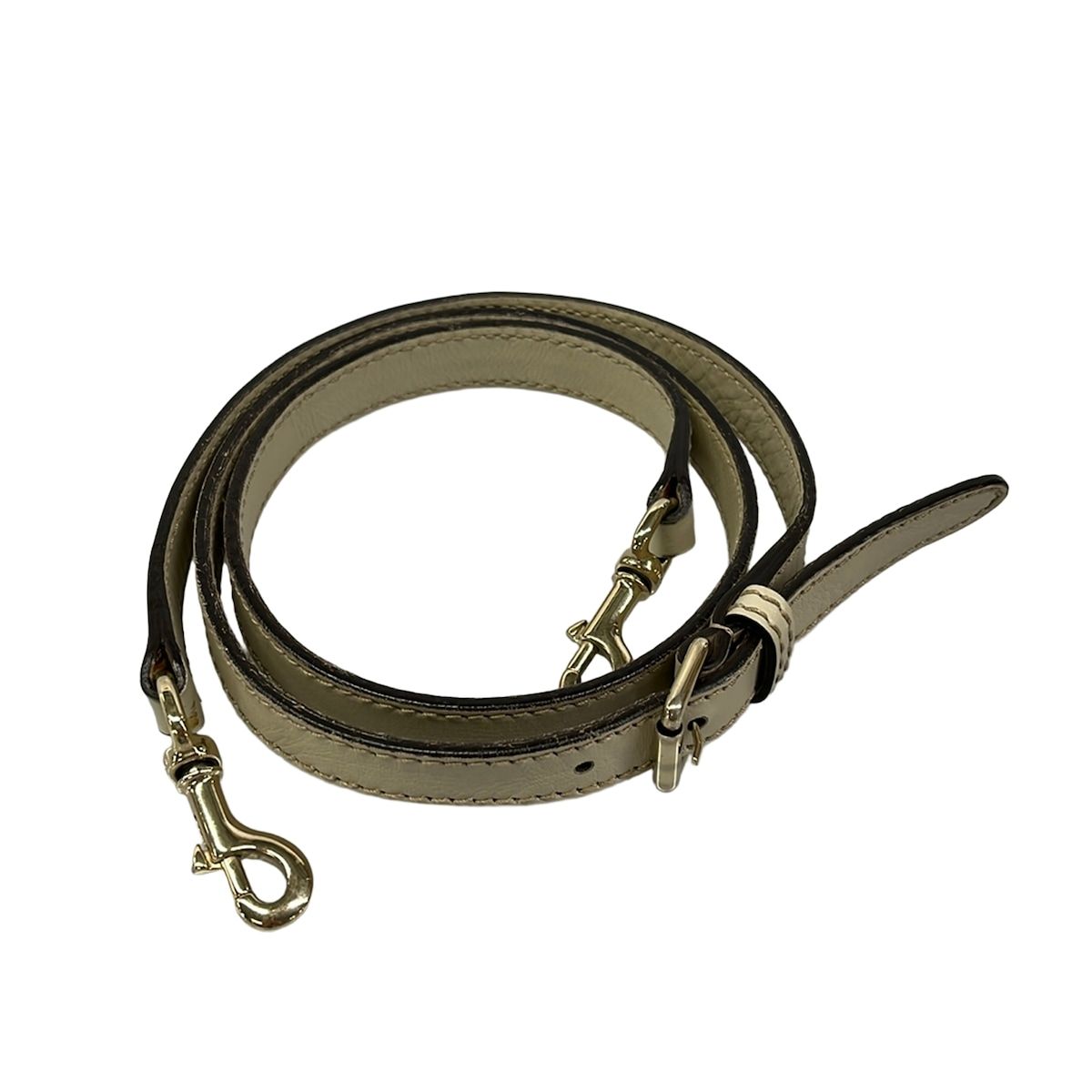 Gucci Handbag Dark Brown Beige Ivory Leather — view 8