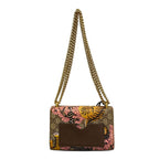 Gucci Shoulder Bag Padlock Small GG Supreme Dark Brown Beige Multi Chain Tiger — view 3