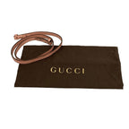 Gucci Handbag GG Pattern Bree Dark Brown Beige Pink Leather — view 8