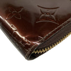 Louis Vuitton Wallet Monogram Vernis Zippy Amarante Leather — view 7