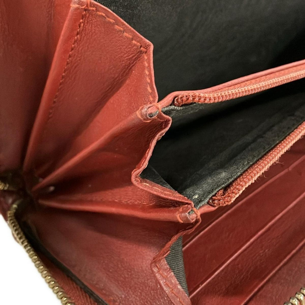 Louis Vuitton Wallet Monogram Vernis Zippy Amarante Leather — view 6