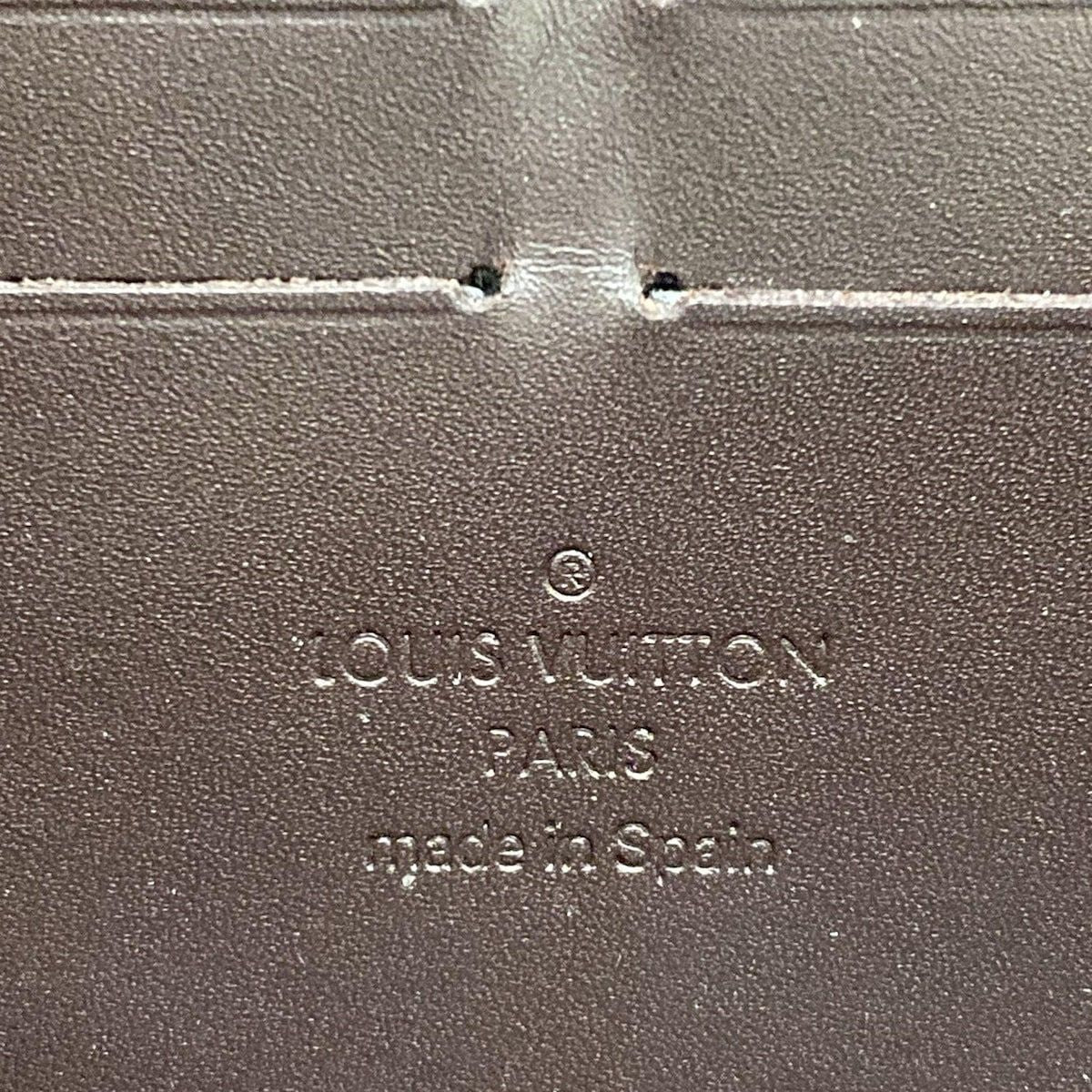 Louis Vuitton Wallet Monogram Vernis Zippy Amarante Leather — view 5