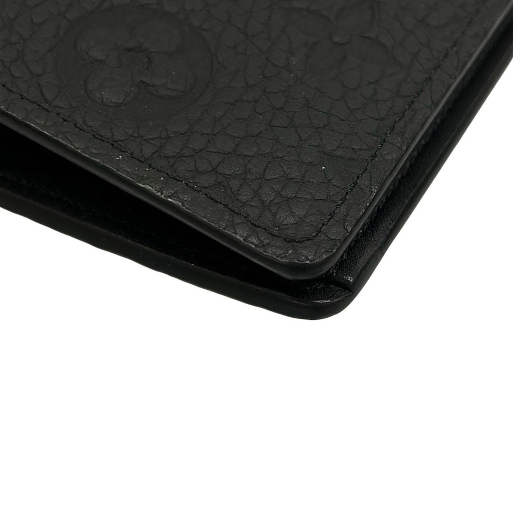 Louis Vuitton Wallet Taurillon Monogram Portefeuille Brazza Noir Leather Cowhide — view 7