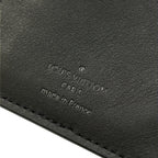 Louis Vuitton Wallet Taurillon Monogram Portefeuille Brazza Noir Leather Cowhide — view 6