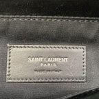 Saint Laurent Paris Waist Pouch Black Leather — view 8