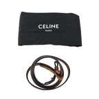 Celine Tote Bag Mini Vertical Cabas Black Dark Brown Leather — view 8