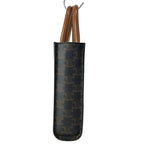 Celine Tote Bag Mini Vertical Cabas Black Dark Brown Leather — view 4