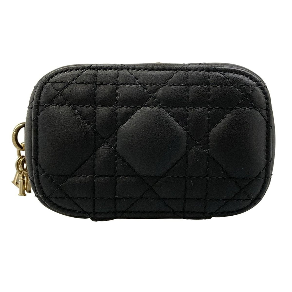 Dior Vanity Cannage Stitch Black Mini Bag Leather — view 5