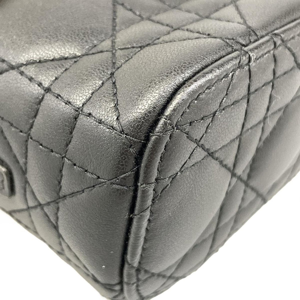 Dior Vanity Cannage Stitch Black Mini Bag Leather — view 6