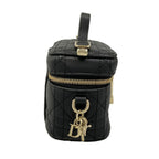 Dior Vanity Cannage Stitch Black Mini Bag Leather — view 2