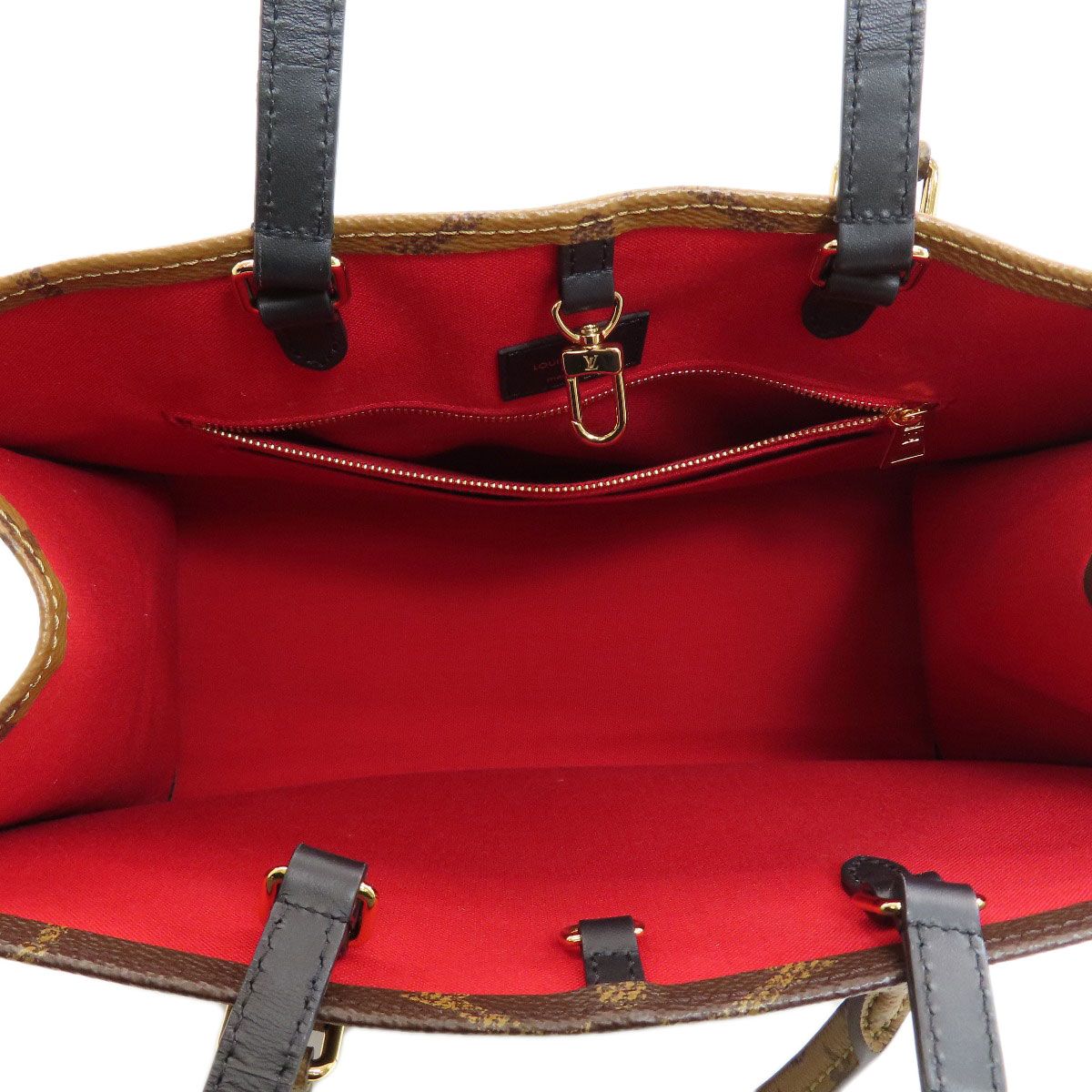 Louis Vuitton On The Go MM Tote Bag Monogram Reverse — view 5