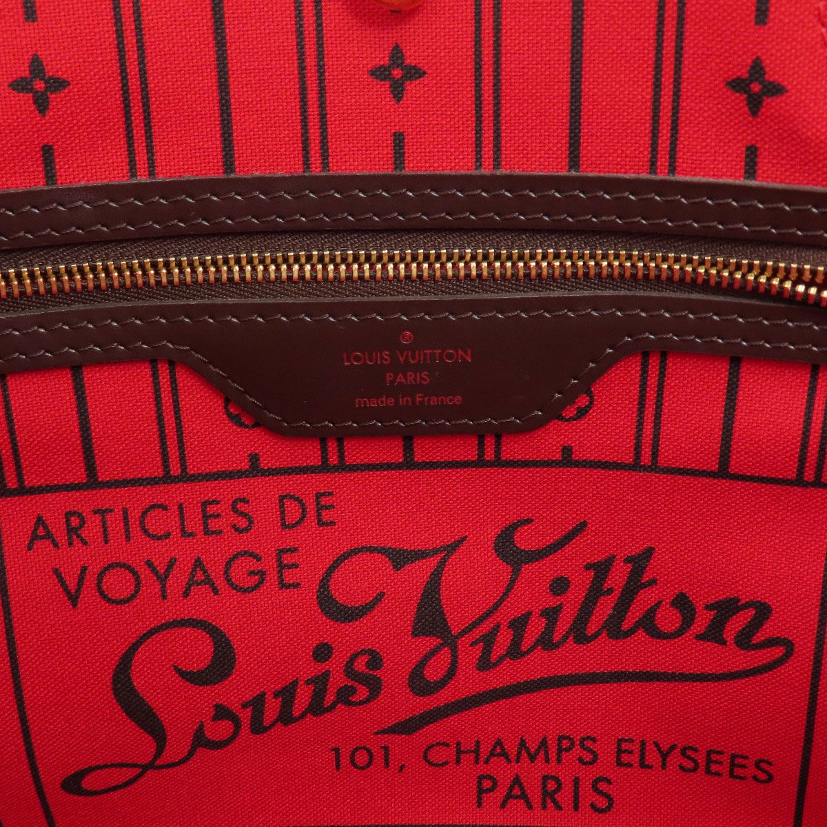 Louis Vuitton Neverfull PM Tote Bag Damier Canvas — view 6