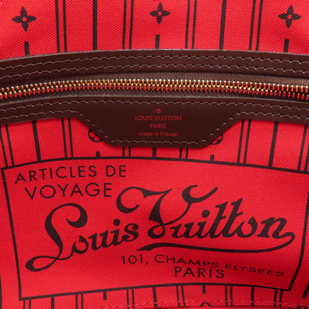 Louis Vuitton Neverfull PM Tote Bag Damier Canvas — view 6