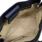 Gucci Tote Bag Flora Light Blue Navy Multi in Japan Leather — view 7