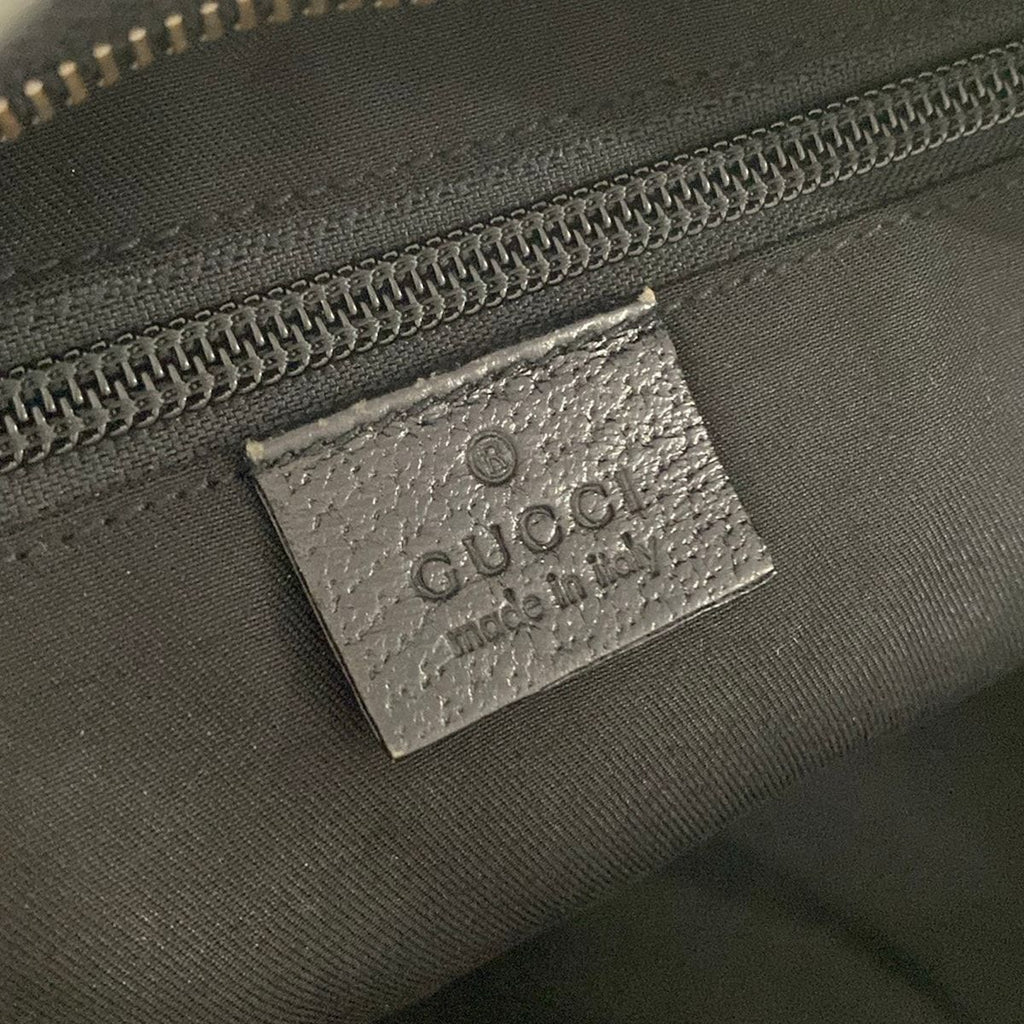 Gucci Shoulder Bag GG Pattern Sherry Black Green Red Leather — view 8