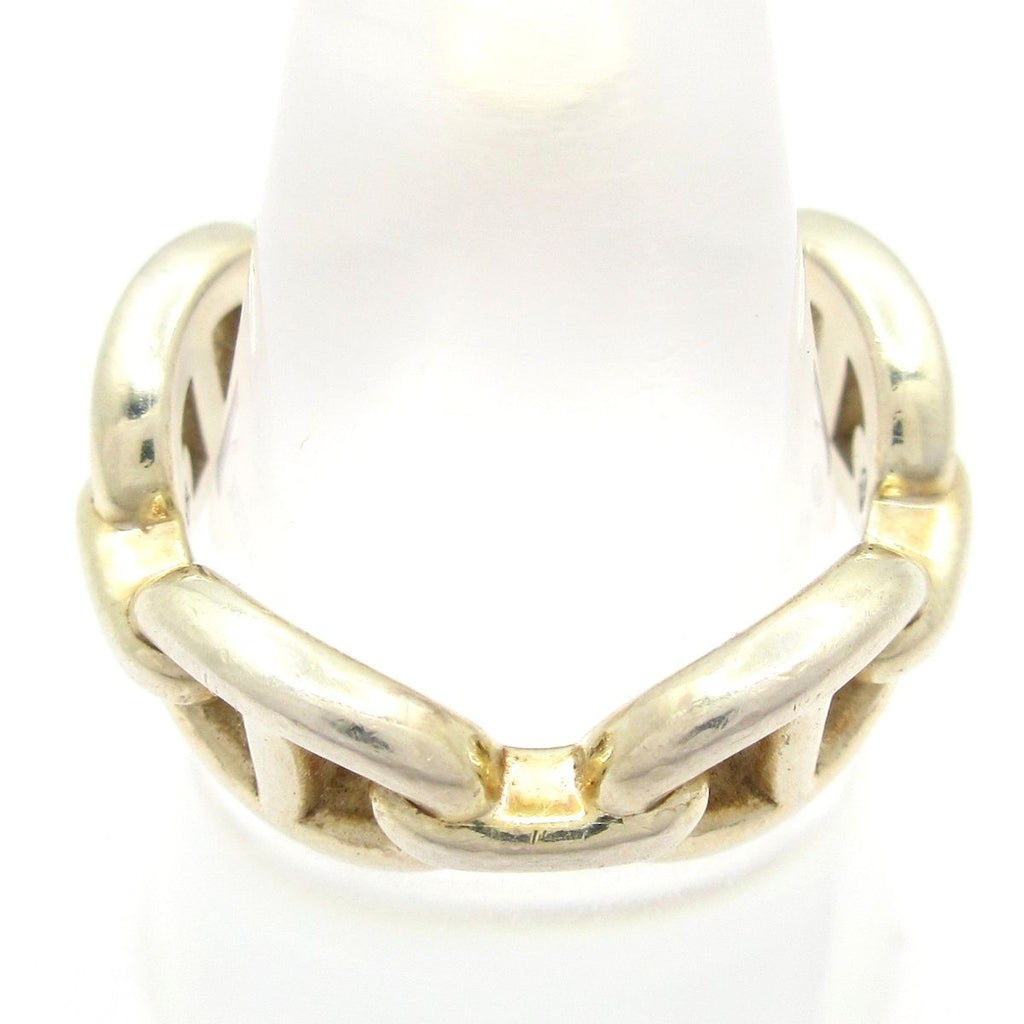 Hermes Ring 54 Chaine D'ancre Enchainee PM Silver — view 3