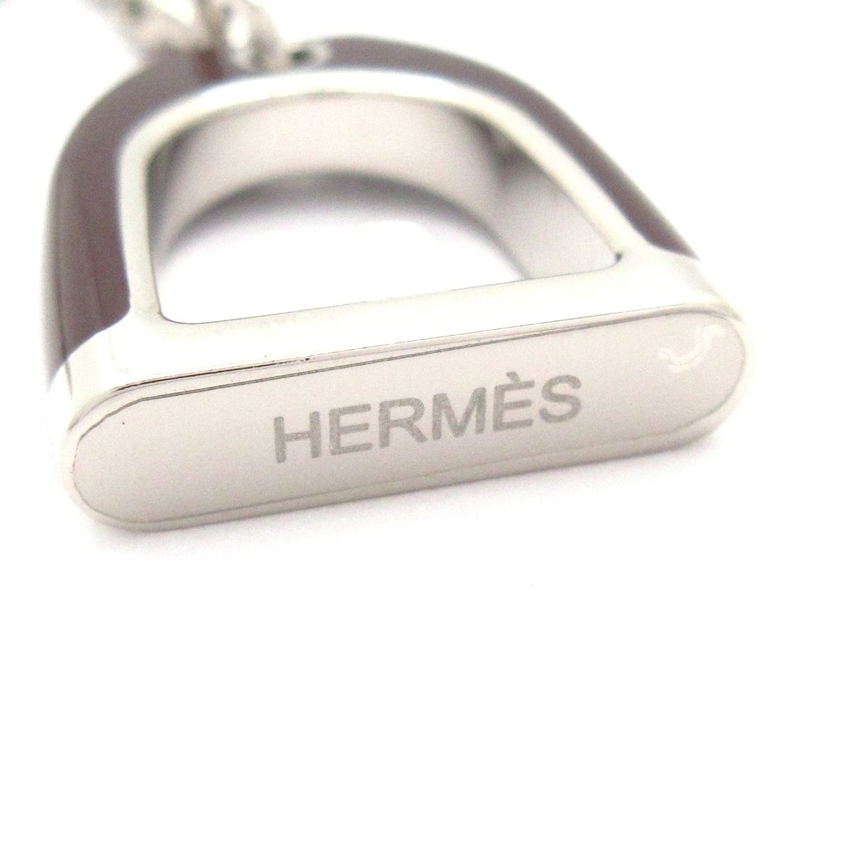 Hermes Necklace Etrier Glycine Bordeaux — view 5