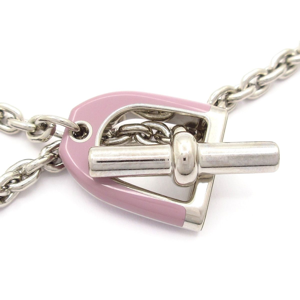 Hermes Necklace Etrier Glycine Bordeaux — view 4