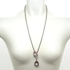 Hermes Necklace Etrier Glycine Bordeaux — view 2
