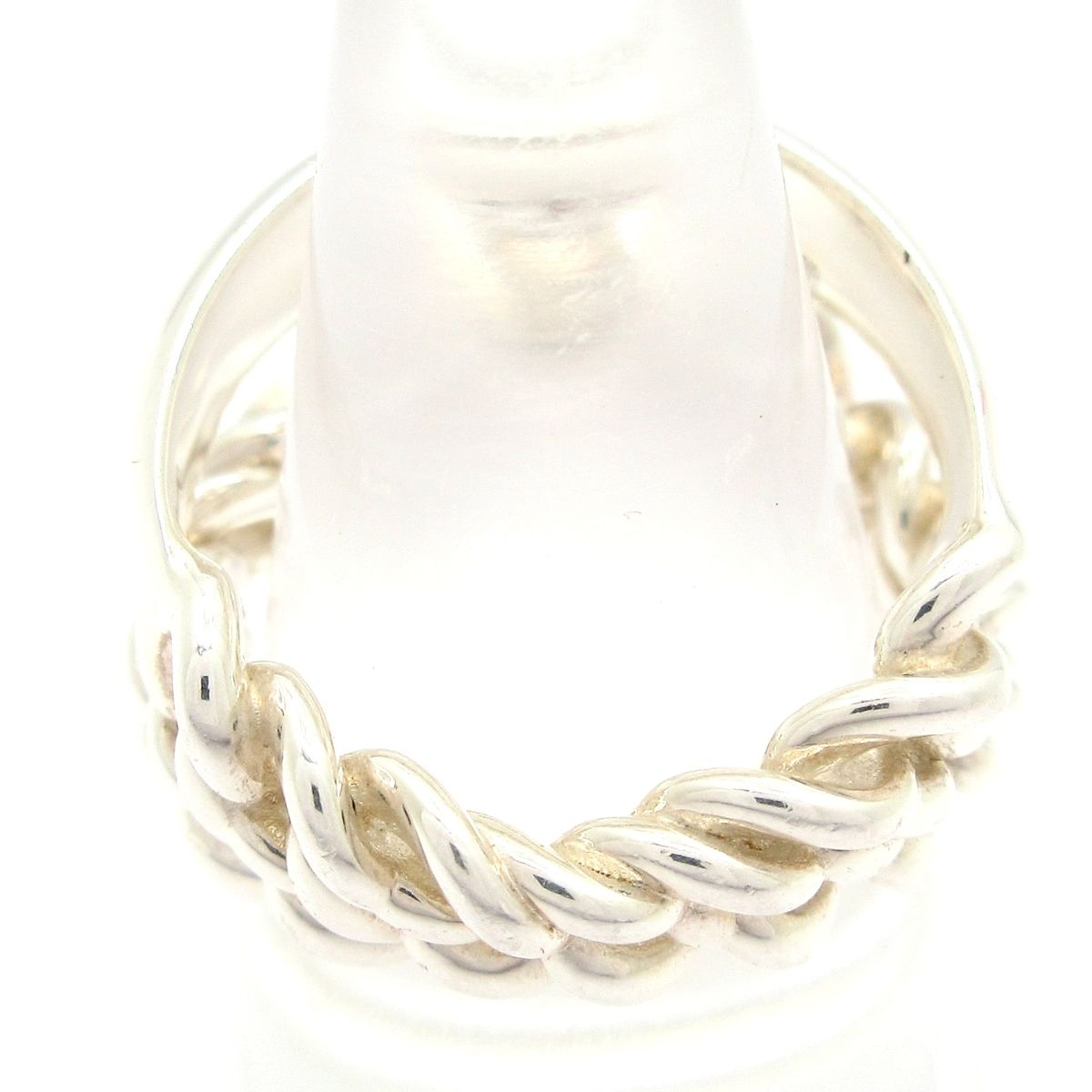 Hermes Ring 53 Boucles Sellier Inflexible Silver — view 3
