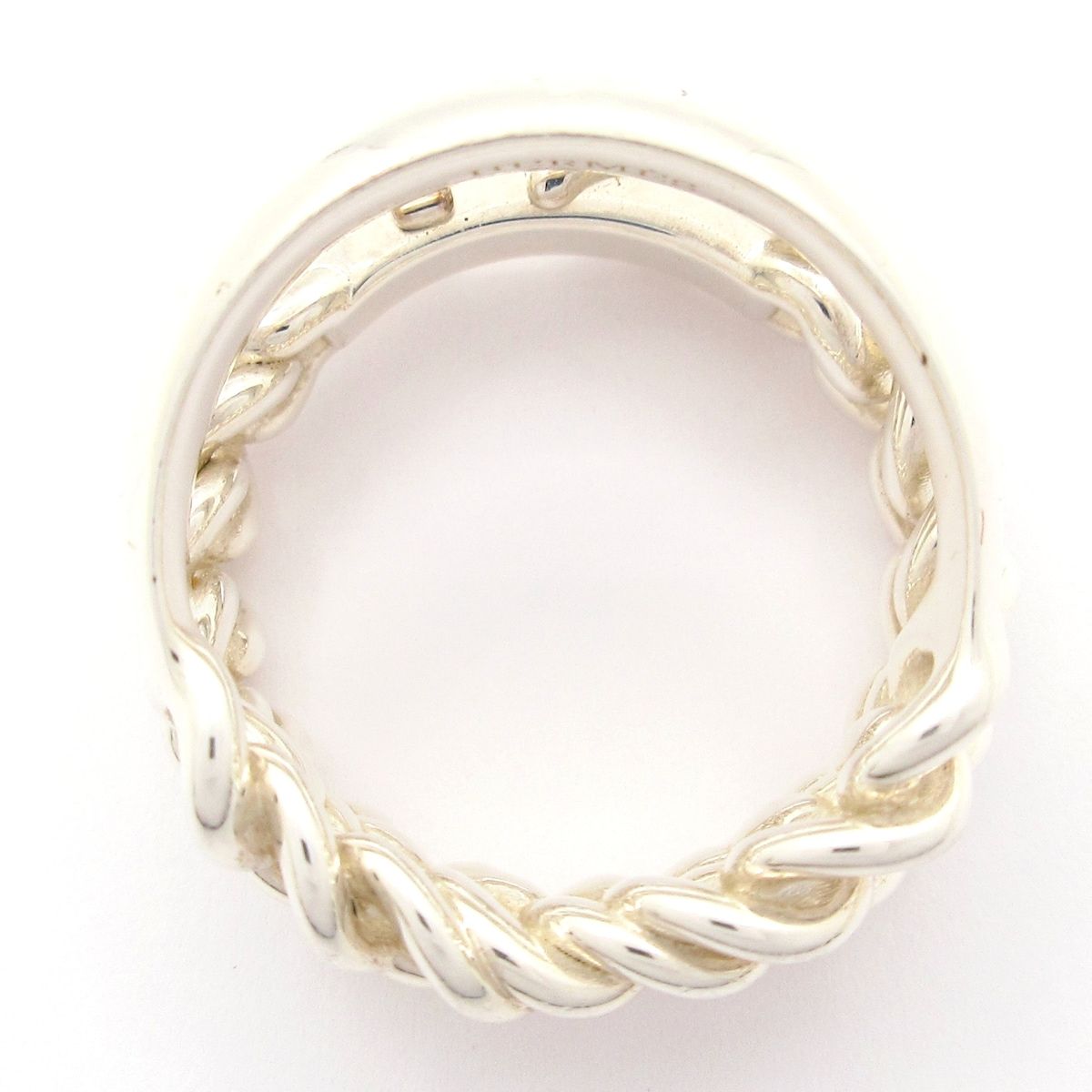 Hermes Ring 53 Boucles Sellier Inflexible Silver — view 4