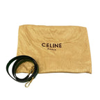 Celine Handbag Green Gold Flap Leather — view 8
