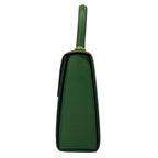 Celine Handbag Green Gold Flap Leather — view 4