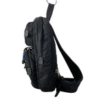 Prada Shoulder Bag Black Navy Multi Leather — view 4