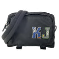 Prada Shoulder Bag Black Navy Multi Leather