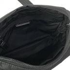 Prada Shoulder Bag Black Navy Multi Leather — view 7