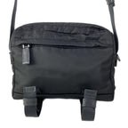 Prada Shoulder Bag Black Navy Multi Leather — view 3