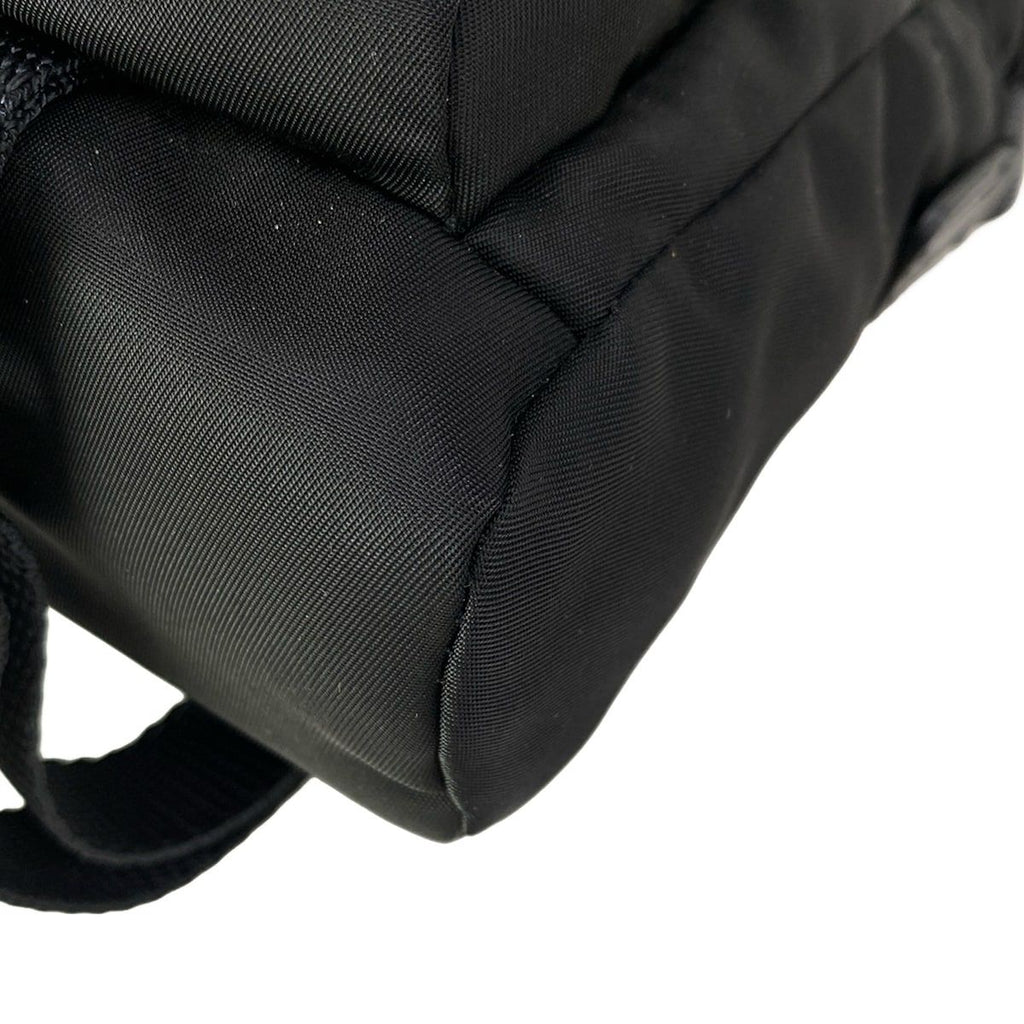 Prada Shoulder Bag Black Navy Multi Leather — view 6