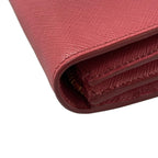 Prada Wallet Pink on Chain Ribbon Leather Shoulder Bag — view 8