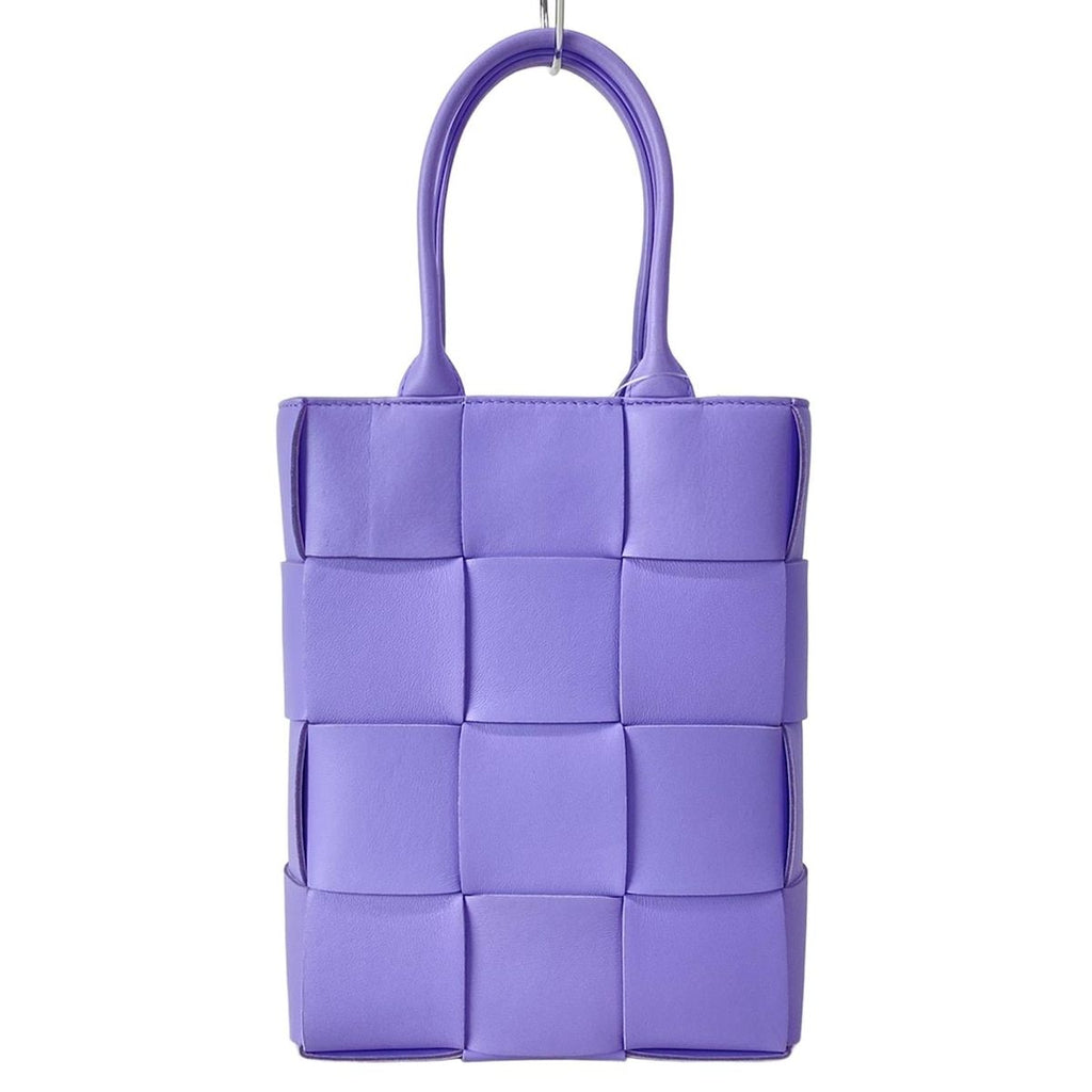 Bottega Veneta Tote Bag Cassette Light Purple Leather