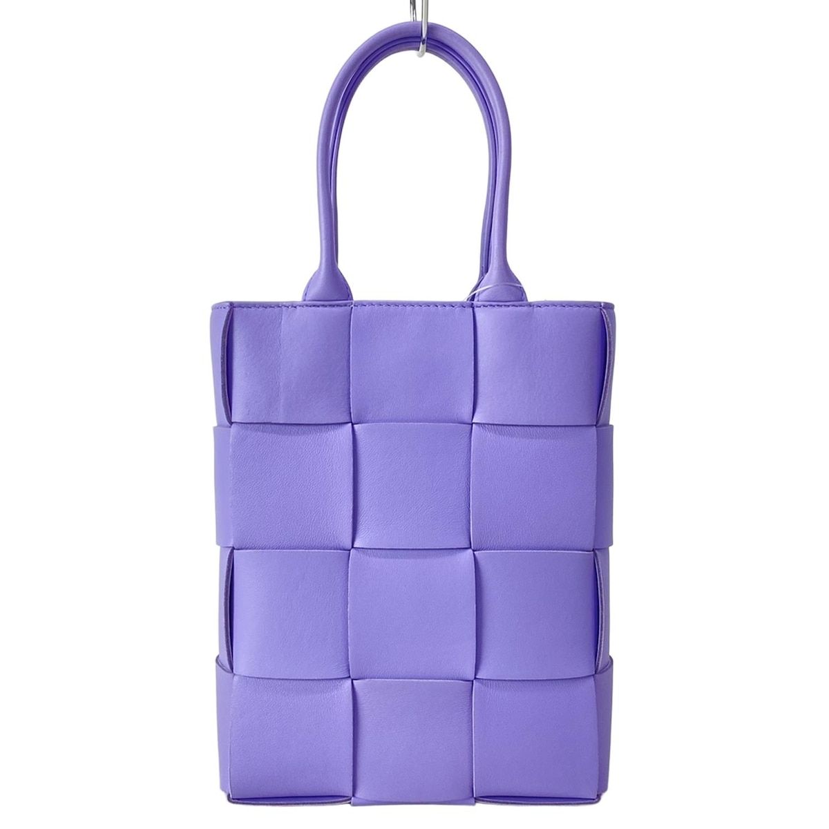 Bottega Veneta Tote Bag Cassette Light Purple Leather