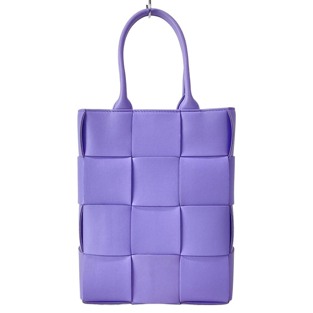 Bottega Veneta Tote Bag Cassette Light Purple Leather — view 3
