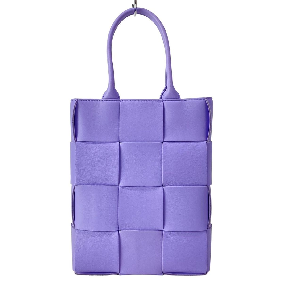 Bottega Veneta Tote Bag Cassette Light Purple Leather — view 3