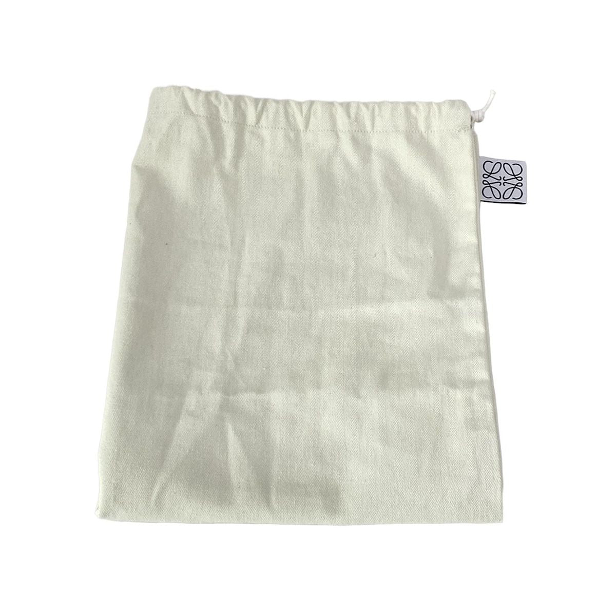Loewe Tote Bag Love Anagram Small Navy Brown White 2-Way Wool — view 8