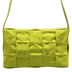 Bottega Veneta Shoulder Bag Cassette Light Green Leather — view 3