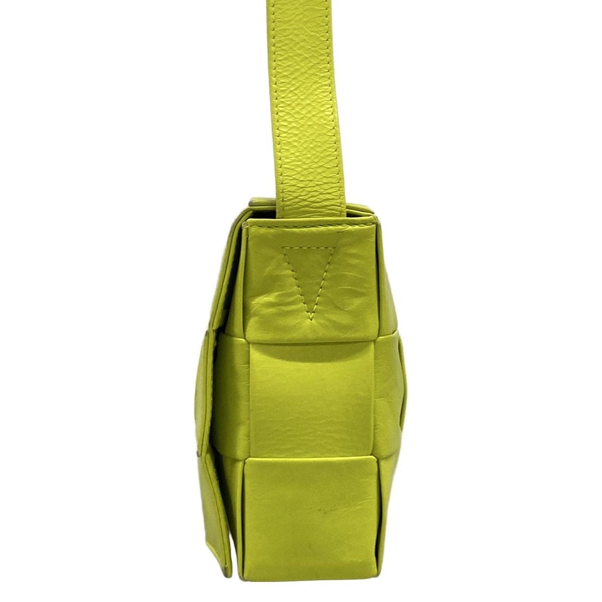 Bottega Veneta Shoulder Bag Cassette Light Green Leather — view 4