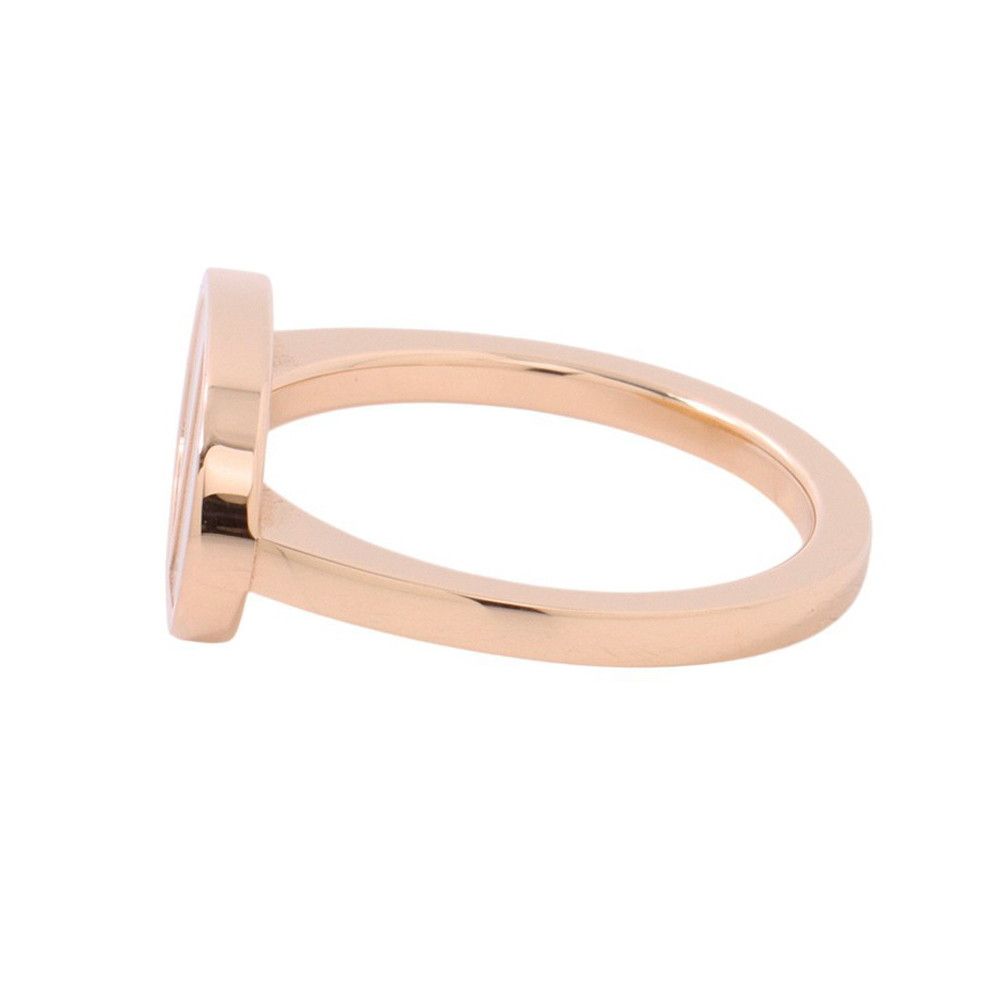 Hermes Ring Chaine D'ancre Verso 18k Pink Gold White Ceramic — view 2