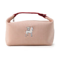 Hermes Handbag Bride-a-Brac GM Cabriole Terracotta Silver Canvas Pouch