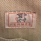 Hermes Handbag Bride-a-Brac GM Cabriole Terracotta Silver Canvas Pouch — view 7