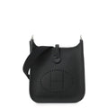 Hermes Shoulder Bag Evelyne TPM 111 Amazon Black Silver Taurillon Clemence
