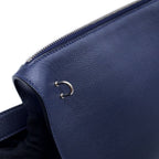 Hermes Shoulder Bag Bolitle Blue Navy Silver Bague Rain Clutch — view 7