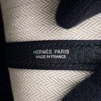 Hermes Tote Bag Neo Garden 23 Party Black Silver Negonda — view 6