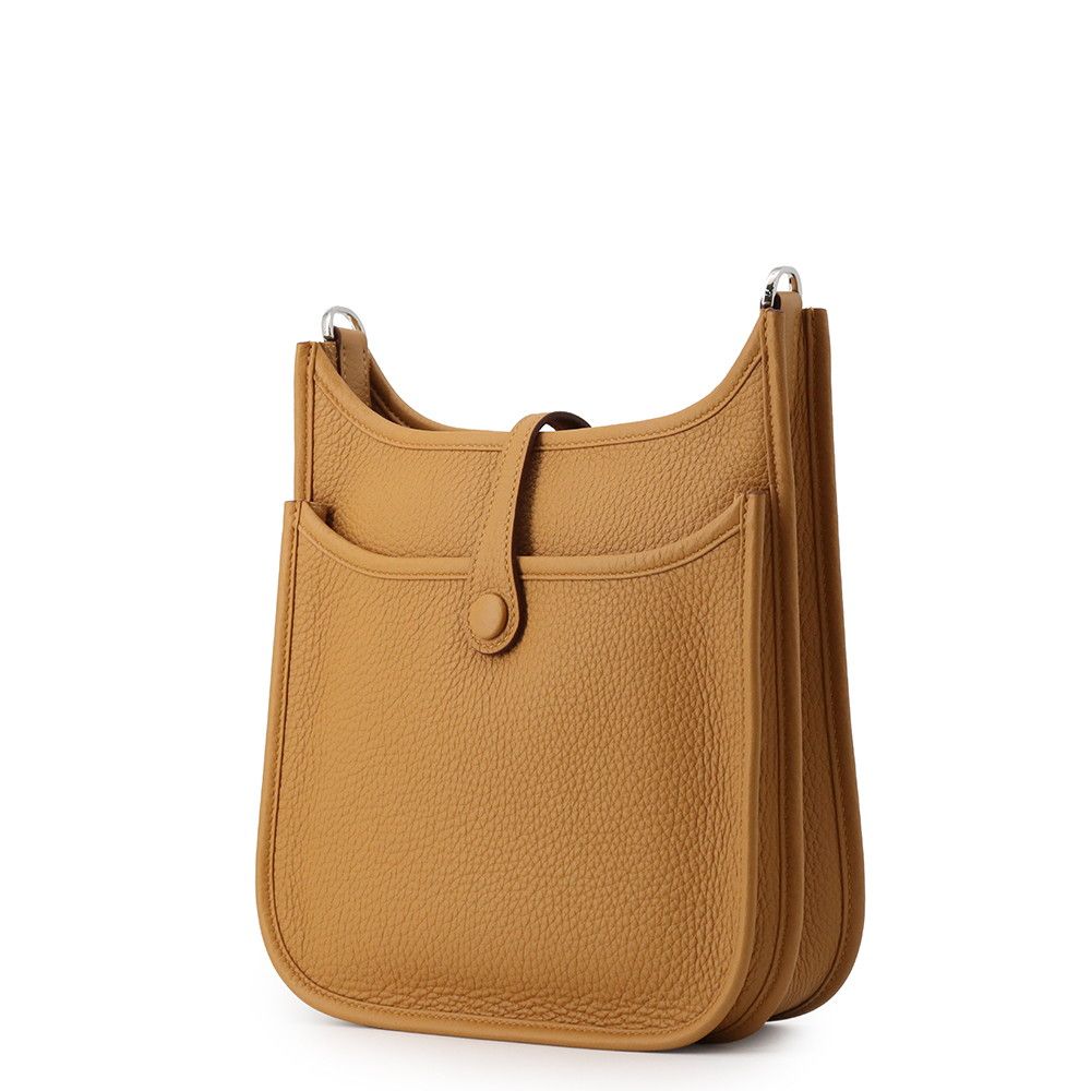 Hermes Shoulder Bag Evelyne 3 23 Sesame Silver Taurillon Clemence — view 2