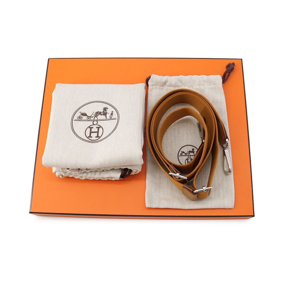 Hermes Shoulder Bag Evelyne 3 23 Sesame Silver Taurillon Clemence — view 6