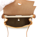 Hermes Shoulder Bag Herbag Zip Mini Natural Sable Beton Silver Toile H Vache — view 5